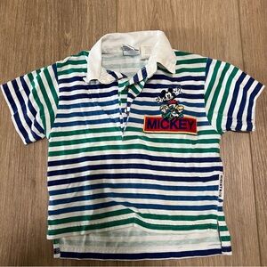 Vintage Mickey & Co Mickey Mouse Striped Polo for Toddler - size 2T